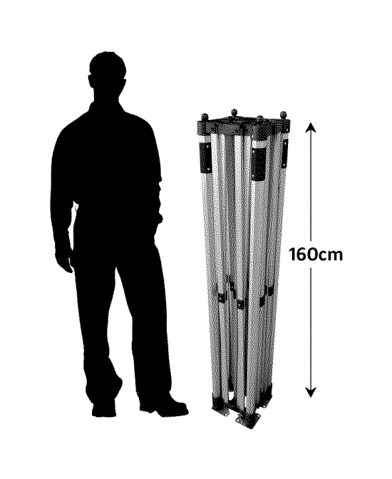 Pro pop-up gazebo 3x2 m, pro folding tent | Vision-One