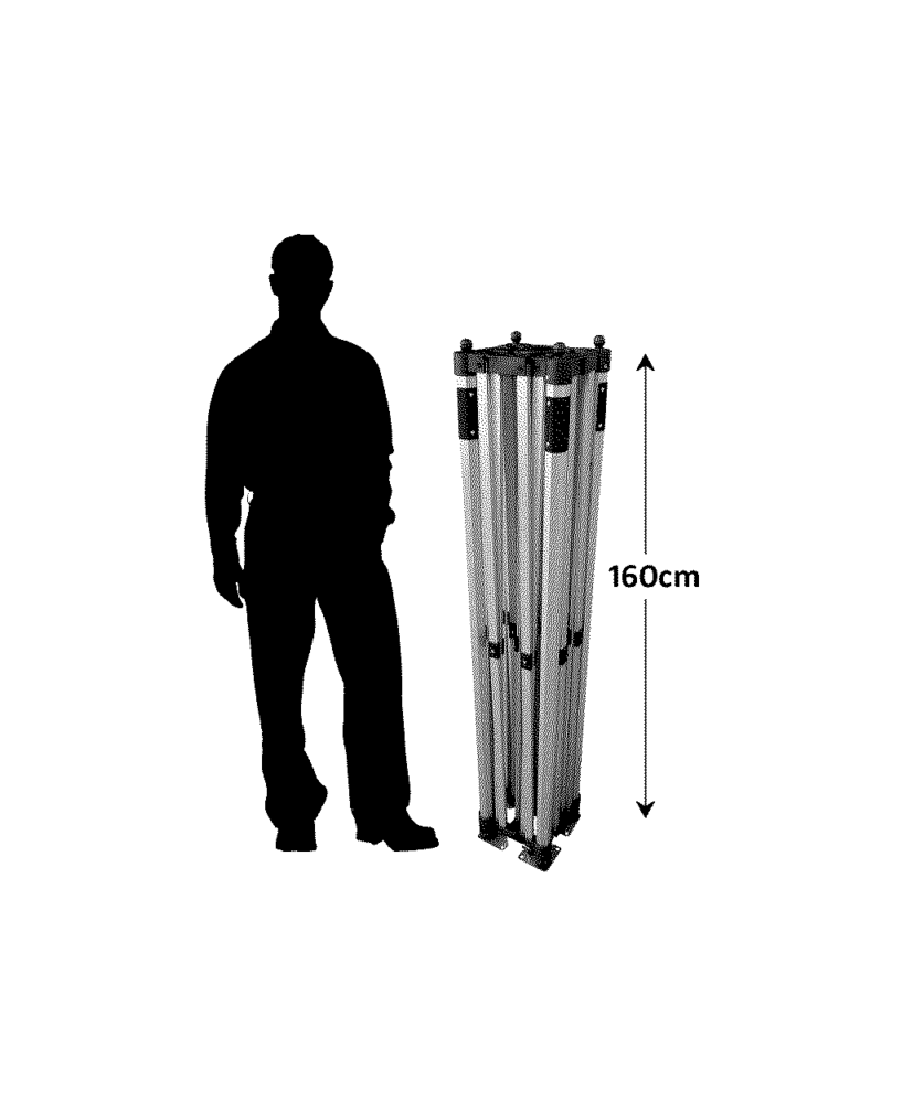 Barnum Pliant Aluminium Pro 4,5x3m