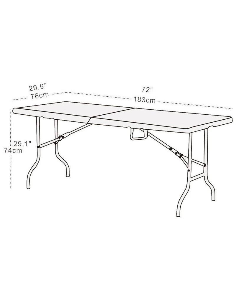Folding event table 180 cm | Vision-One