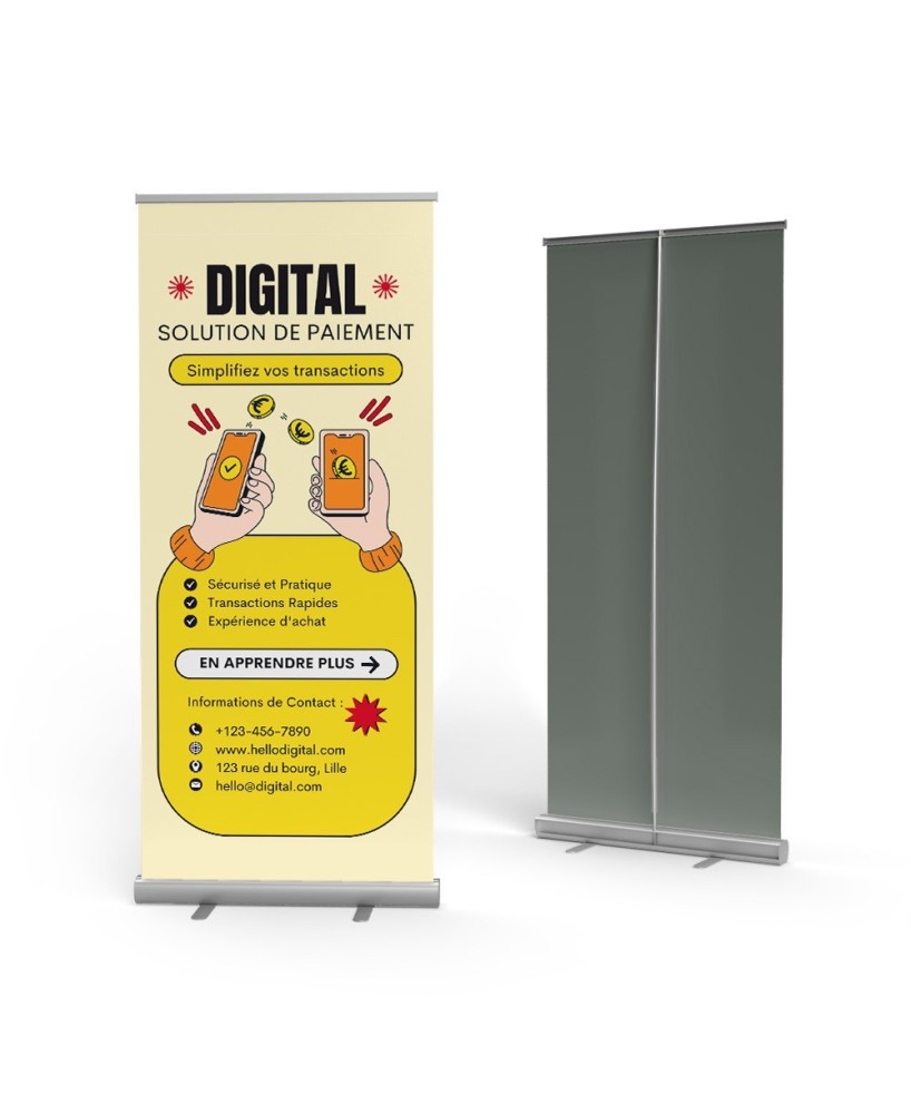 Roll-Up Professionnel 85x200cm