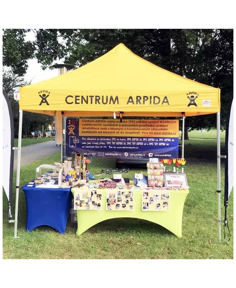 Printed gazebo banner 275x100 cm | Vision-One