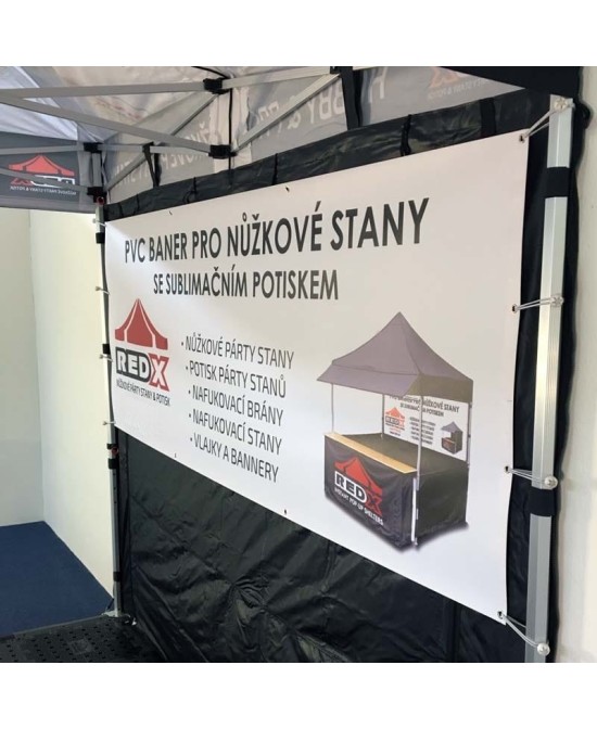 Printed gazebo banner 275x100 cm | Vision-One
