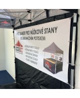 Printed gazebo banner 275x100 cm | Vision-One