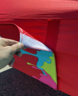 Removable velcro banners for gazebos | Vision-One