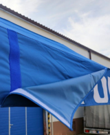 Removable velcro banners for gazebos | Vision-One