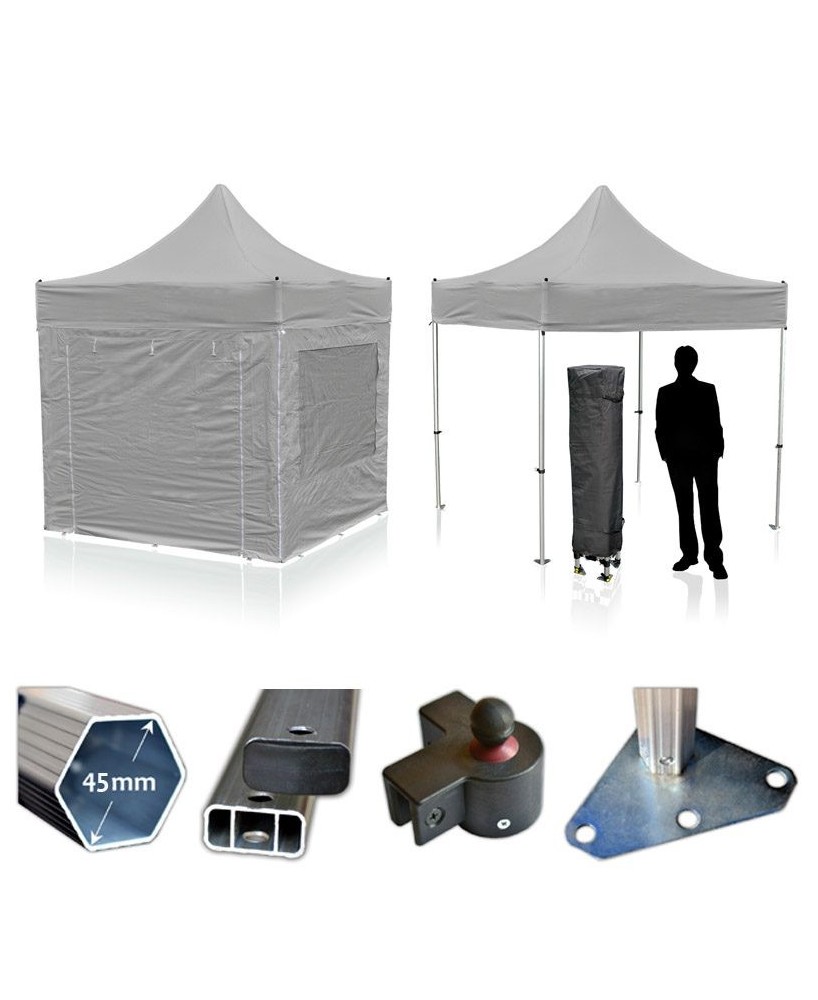 Pro 45 mm aluminium gazebo frame (spare) | Vision-One