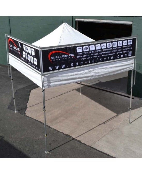 Custom sky banner for gazebos, 3 or 6 m | Vision-One