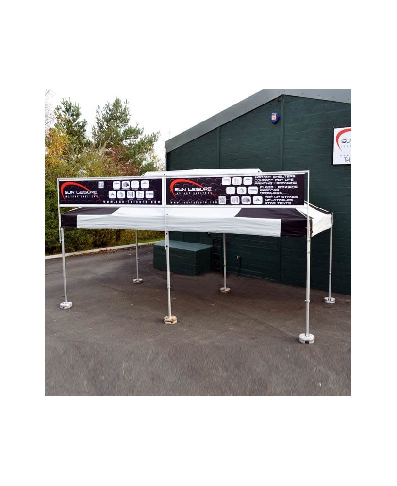 Custom sky banner for gazebos, 3 or 6 m | Vision-One