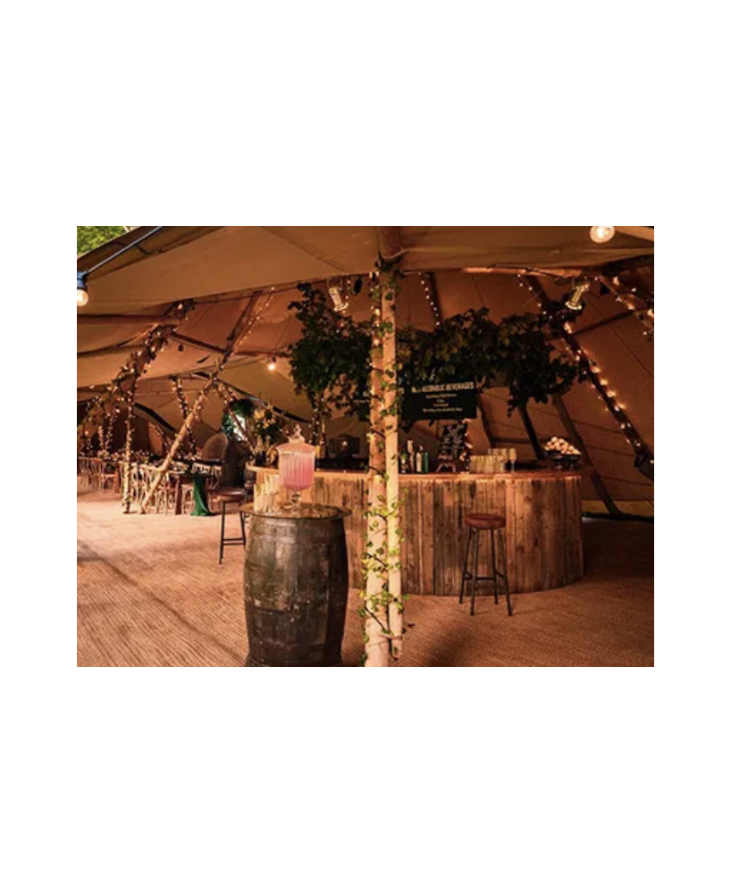 Luxury straw glamping tent | Vision-One
