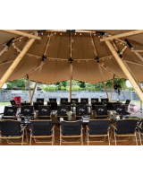 Tente de Longement de luxe en paille pour camping en plein air