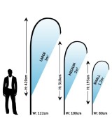 Beach Flags Gouttes d'Eau