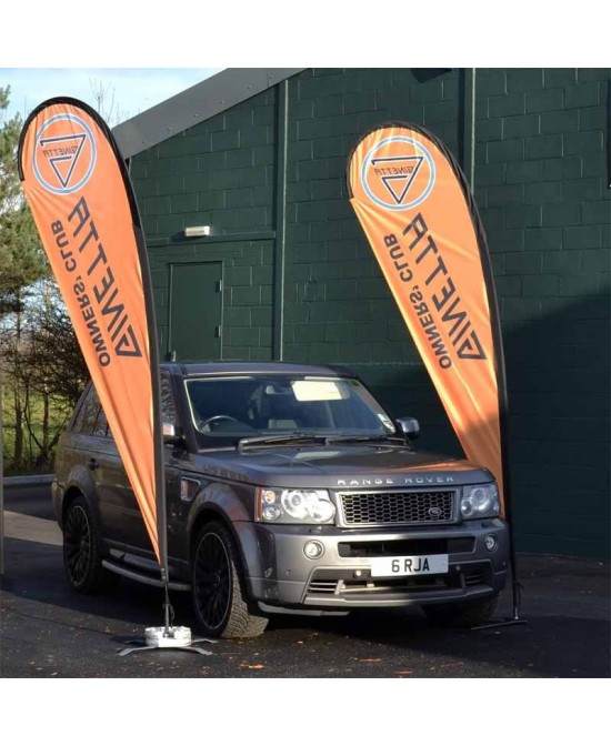Beach Flags Gouttes d'Eau