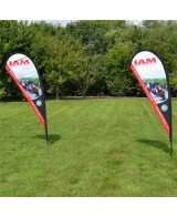 Beach Flags Gouttes d'Eau
