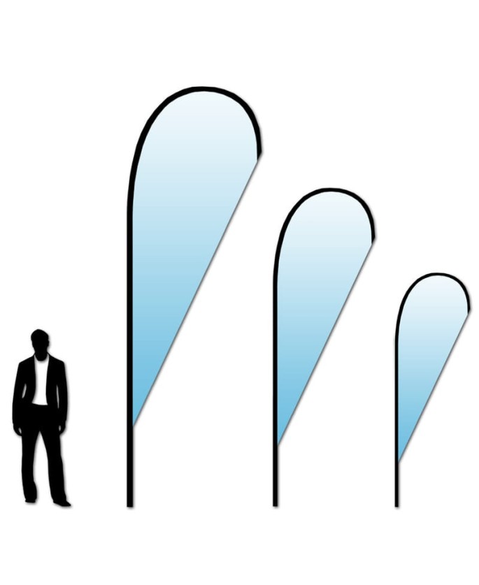 Beach Flags Gouttes d'Eau