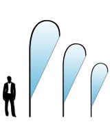 Beach Flags Gouttes d'Eau