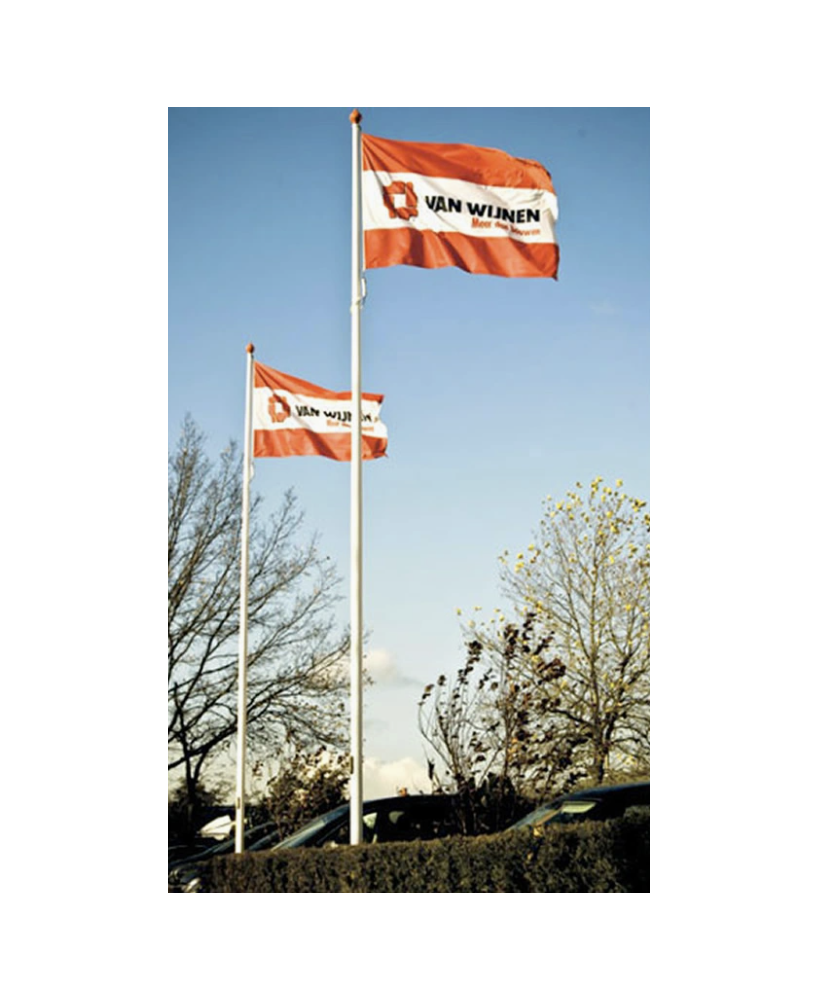 5 m fibreglass flagpole for banners | Vision-One