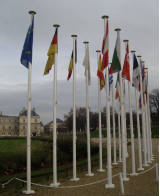Mât de drapeau en fibre de verre pour bannières ou drapeaux 5m