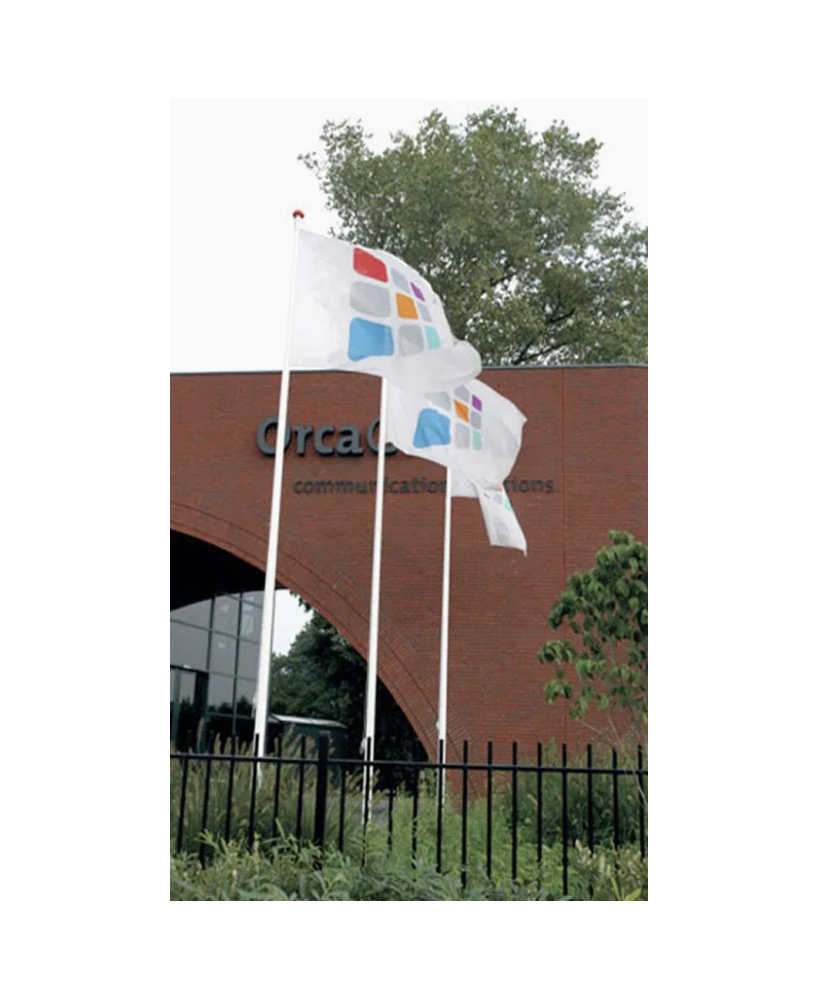 5 m fibreglass flagpole for banners | Vision-One