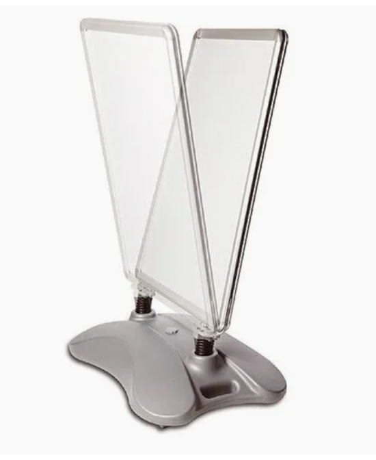 A1 aluminium poster stand on wheels | Vision-One