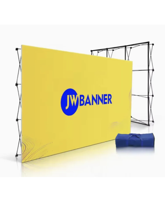 Stand parapluie publicitaire personnalisé – Mur d’image professionnel pour salon & événement