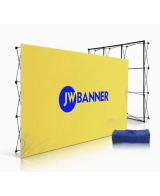 Stand parapluie publicitaire personnalisé – Mur d’image professionnel pour salon & événement