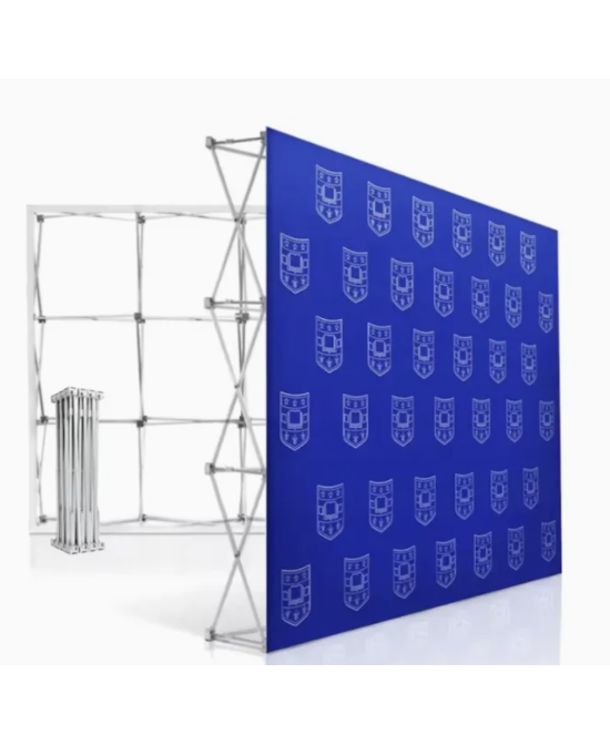 Stand parapluie publicitaire personnalisé – Mur d’image professionnel pour salon & événement