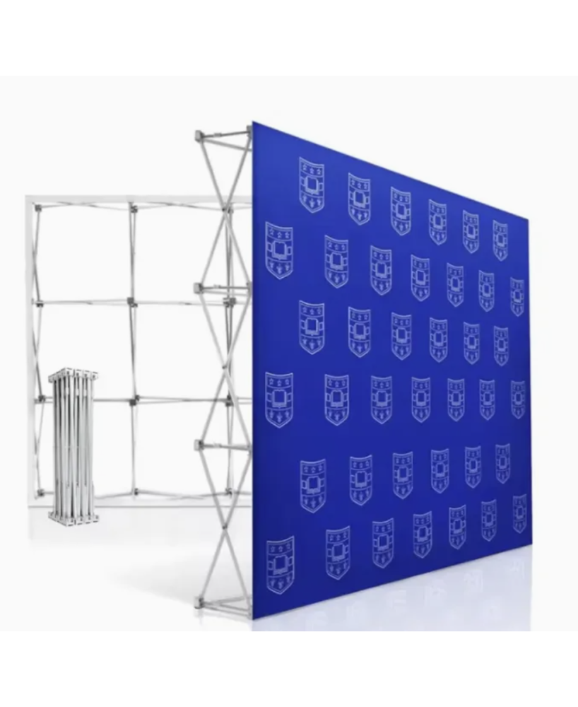 Stand parapluie publicitaire personnalisé – Mur d’image professionnel pour salon & événement