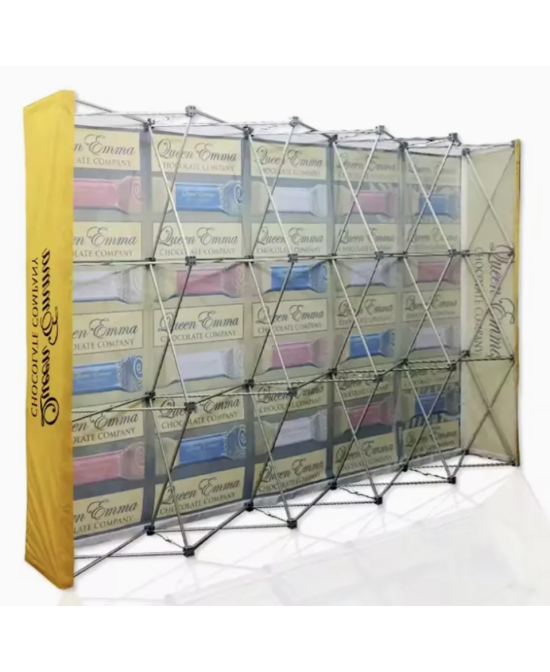 Stand parapluie publicitaire personnalisé – Mur d’image professionnel pour salon & événement