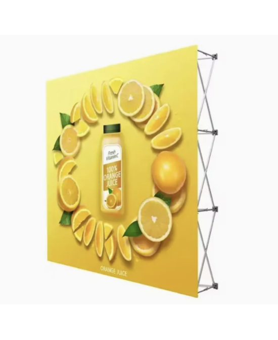 Stand parapluie publicitaire personnalisé – Mur d’image professionnel pour salon & événement