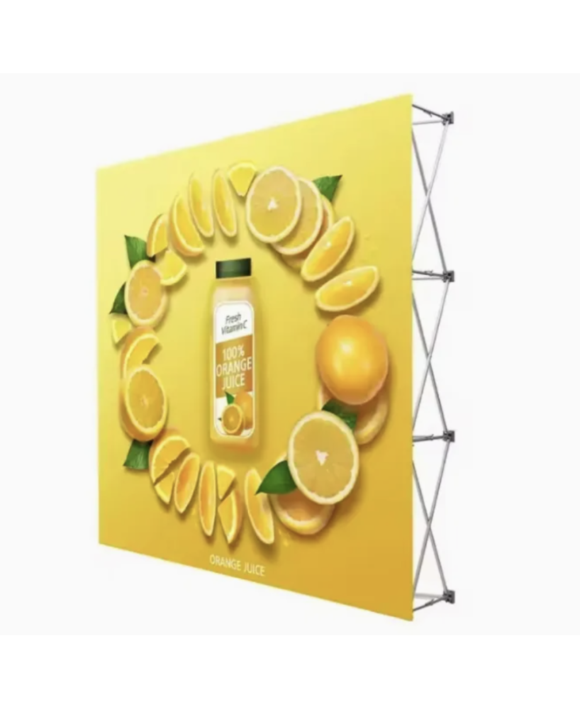 Stand parapluie publicitaire personnalisé – Mur d’image professionnel pour salon & événement