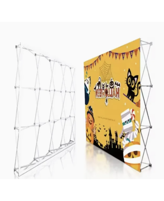 Stand parapluie publicitaire personnalisé – Mur d’image professionnel pour salon & événement