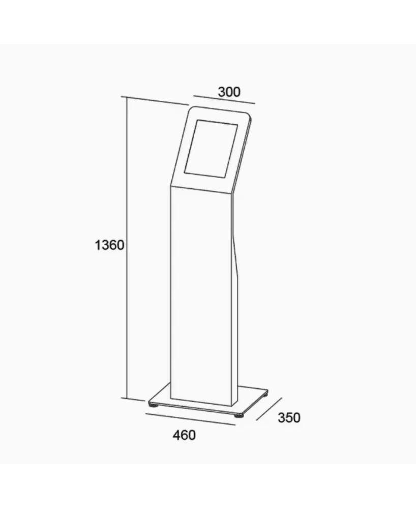 Metal floor stand for tablets | Vision-One