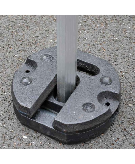 Ensemble de 2 poids en acier de 12 kg