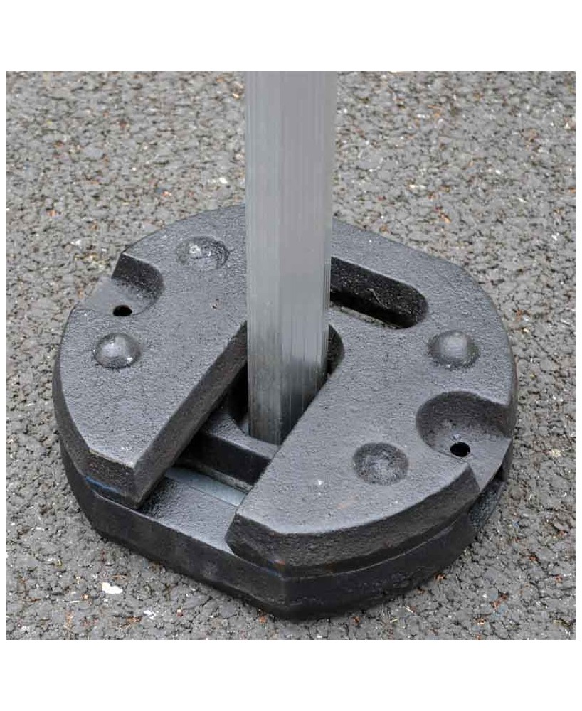 Ensemble de 2 poids en acier de 12 kg