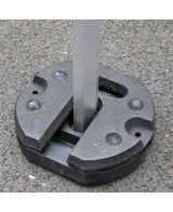 Ensemble de 2 poids en acier de 12 kg