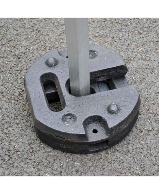 Ensemble de 2 poids en acier de 12 kg