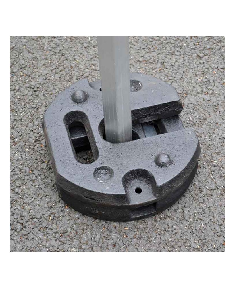 Ensemble de 2 poids en acier de 12 kg