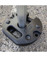 Ensemble de 2 poids en acier de 8 kg