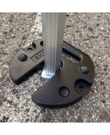 Ensemble de 2 poids en acier de 8 kg