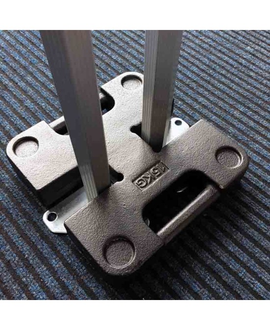 Poids pour double Barnum en acier H